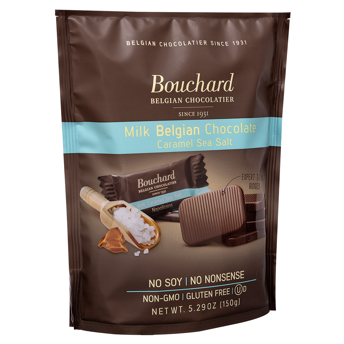 LOCAL PICKUP - Belgian Milk Chocolate Caramel Sea Salt Napolitains 5.29 OZ (150g)