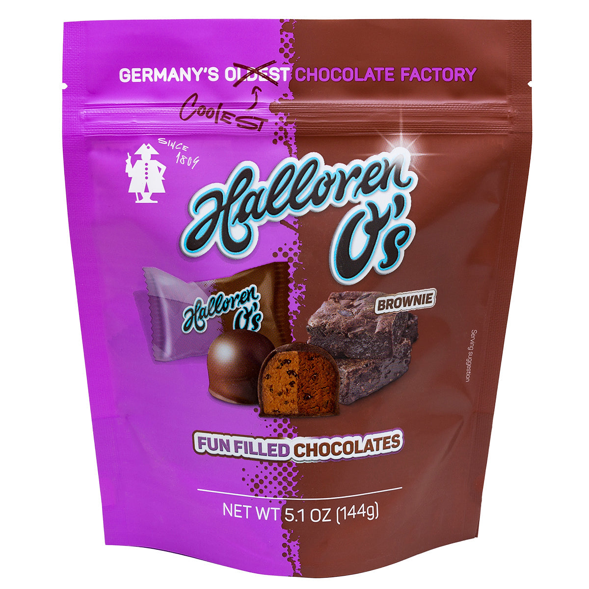 Halloren O's - Brownie 5.1 OZ (144g) (4 Pack)