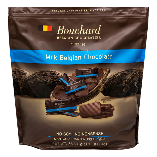 Bouchard Belgian milk chocolate  1KG -  Belgian Chocolate