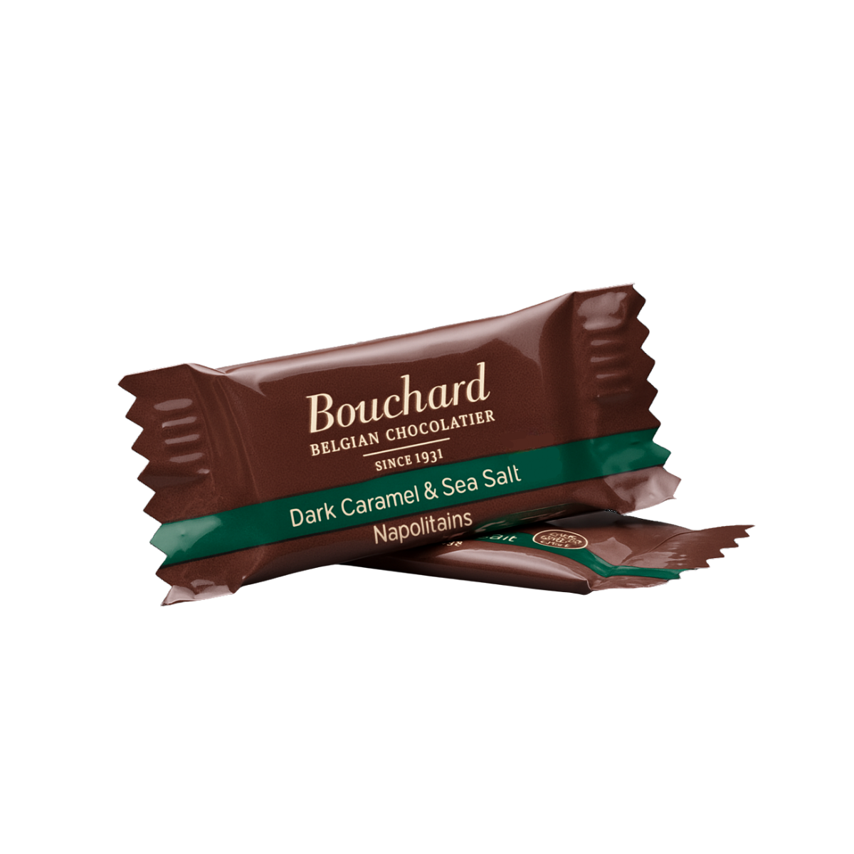 Belgian Dark Chocolate Caramel Sea Salt Napolitains 5.29 OZ (150g)