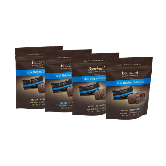 Belgian Milk Chocolate Napolitains 5.29 OZ (150g) (4 Pack)
