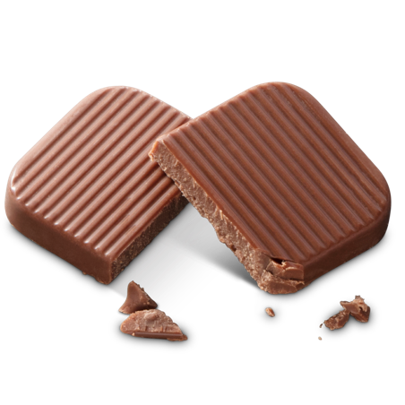 Belgian Milk Chocolate Caramel Sea Salt Napolitains 16 OZ (1 LB/455g)