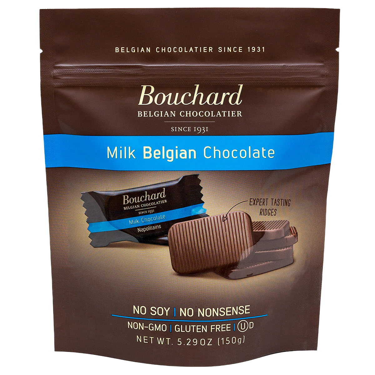 Belgian Milk Chocolate Napolitains 5.29 OZ (150g) (4 Pack)