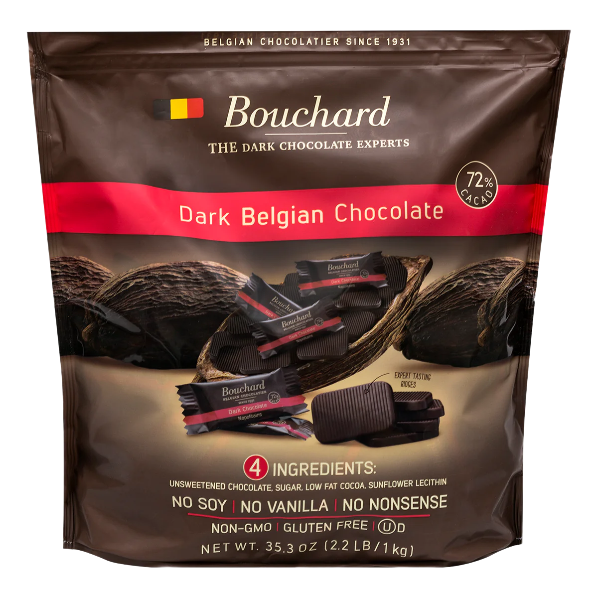 Dark Chocolate Expert Bundle - 1KG (72% Cacao) (3 Pack)