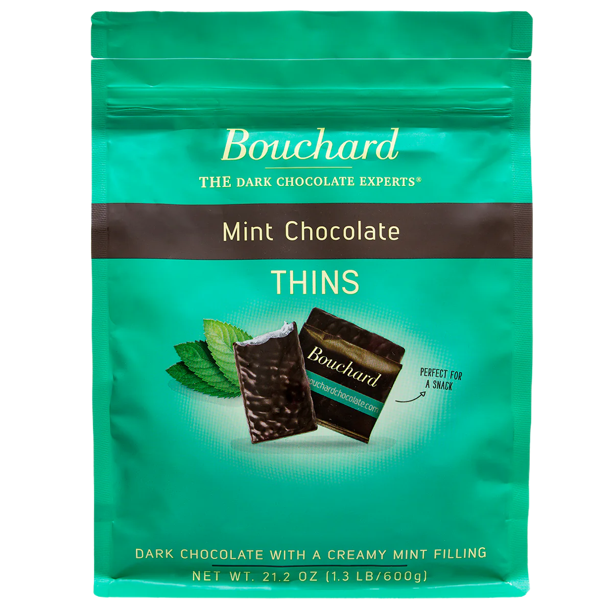 Dark Chocolate Mint Thins (72% Cacao) 21.2 OZ (1.3 LB/600g)