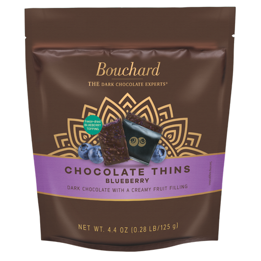 Dark Chocolate Blueberry Thins - 4.4 OZ (.28 LB/125g)