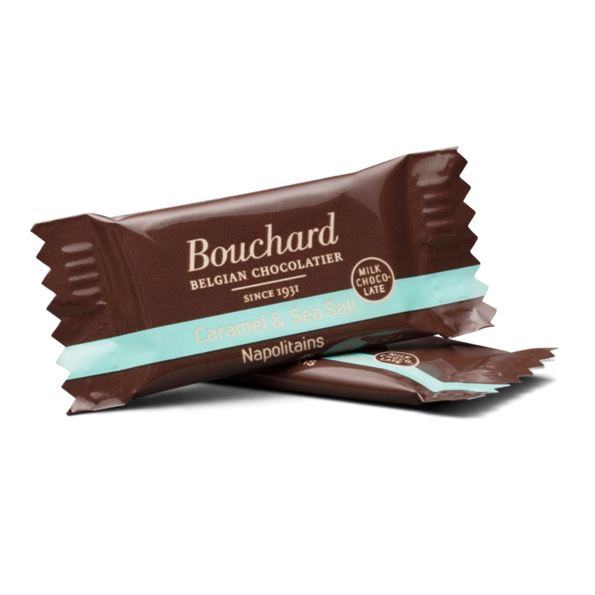 Belgian Milk Chocolate Caramel Sea Salt Napolitains 35.3 OZ (2.2 LB/1KG)