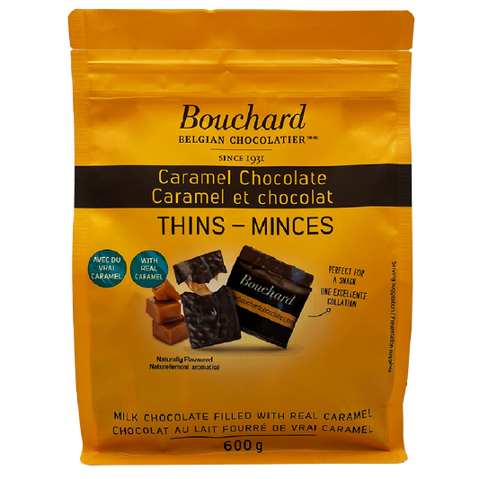 Milk Chocolate Caramel Thins - 21.2 OZ (1.3 LB/600g)