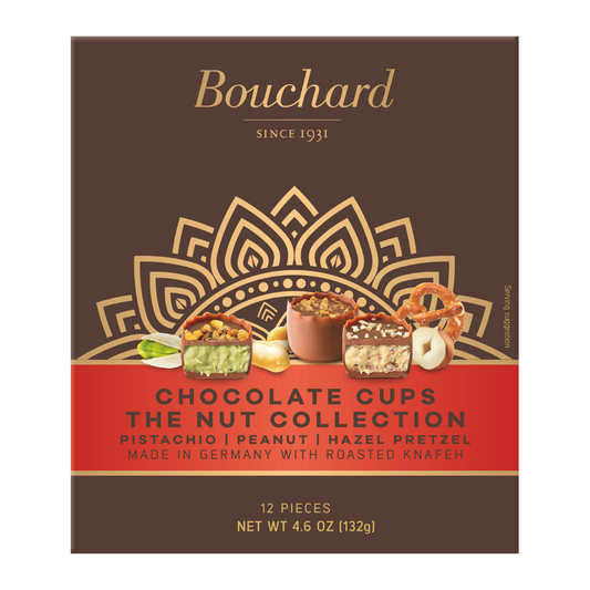 Bouchard Chocolate Cups - Nut Collection - 4.6 OZ (.29 LB/132g)