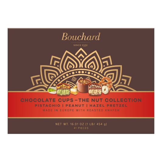Bouchard Chocolate Cups - Nut Collection - 16.01 OZ (1 LB/454g)