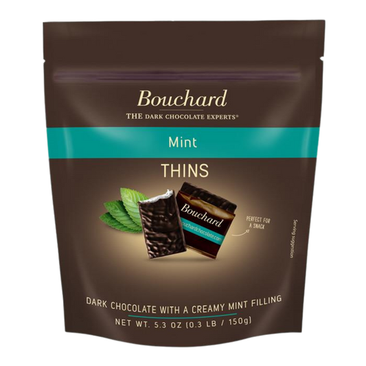LOCAL PICKUP - Dark Chocolate Mint Thins (72% Cacao) 5.3 OZ (.3 LB/150g)