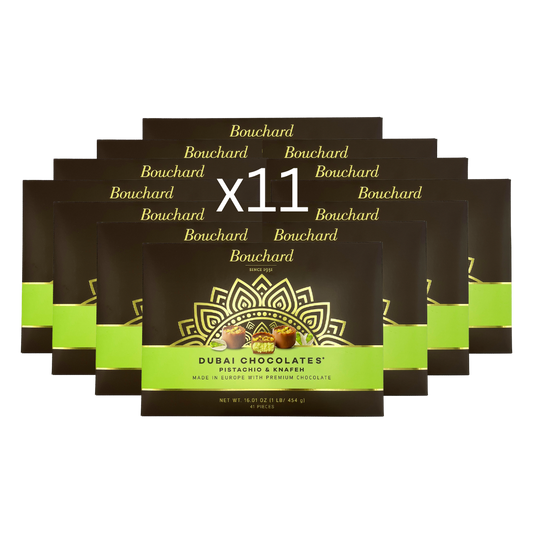 LOCAL PICKUP - Dubai Chocolates Pistachio & Knafeh - 16.01 OZ (1 LB/454g) FULL CASE