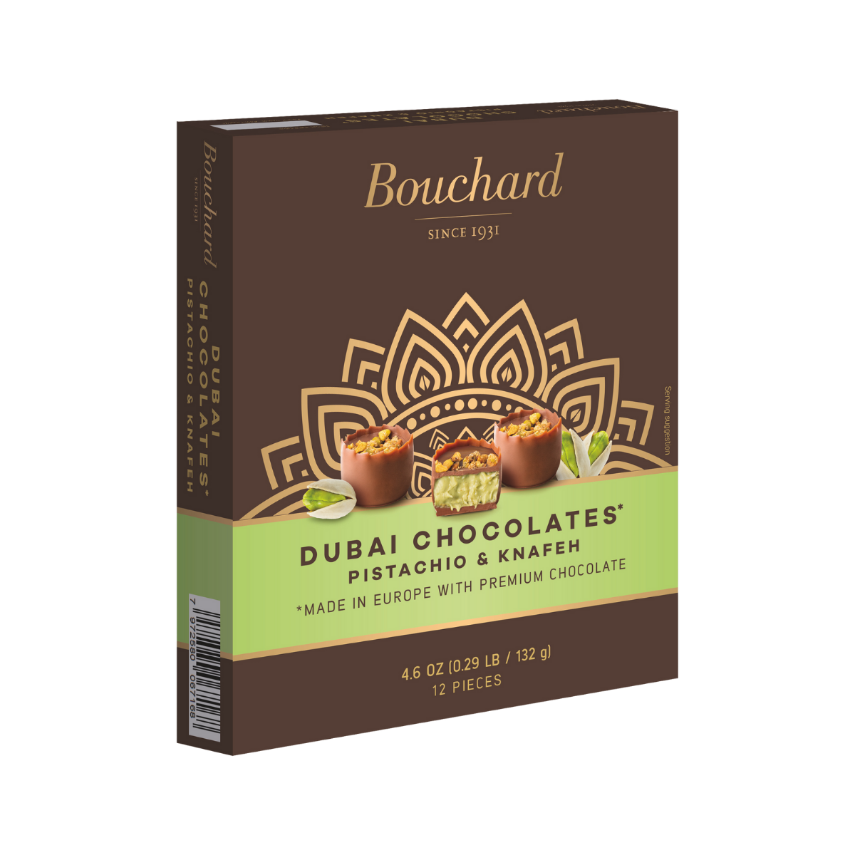 Dubai Chocolates Pistachio & Knafeh - 4.6 OZ (.29 LB/132g)