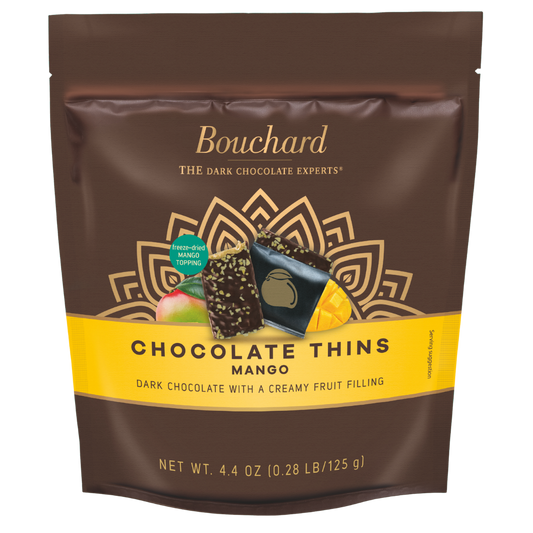 Dark Chocolate Mango Thins - 4.4 OZ (.28 LB/125g)