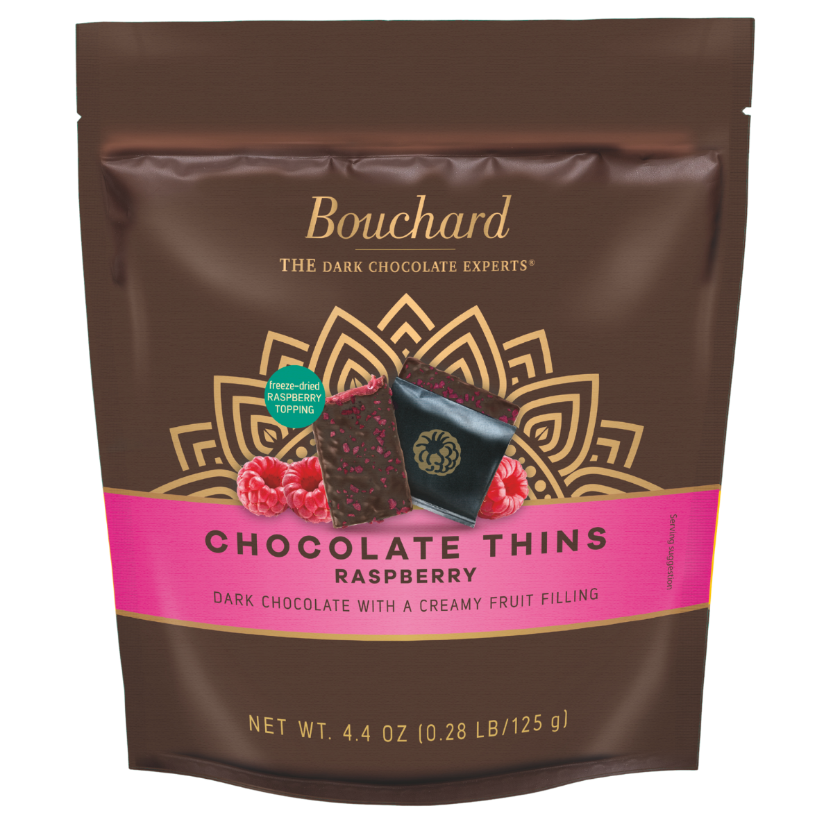 Dark Chocolate Raspberry Thins - 4.4 OZ (.28 LB/125g)
