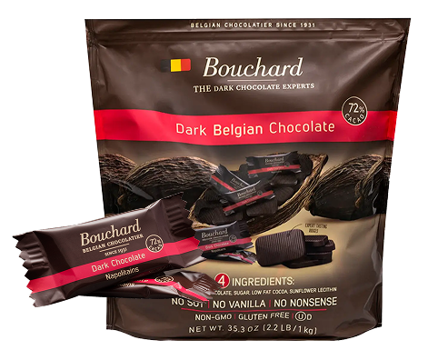 Premium Chocolate. First Bag. $10 OFF.