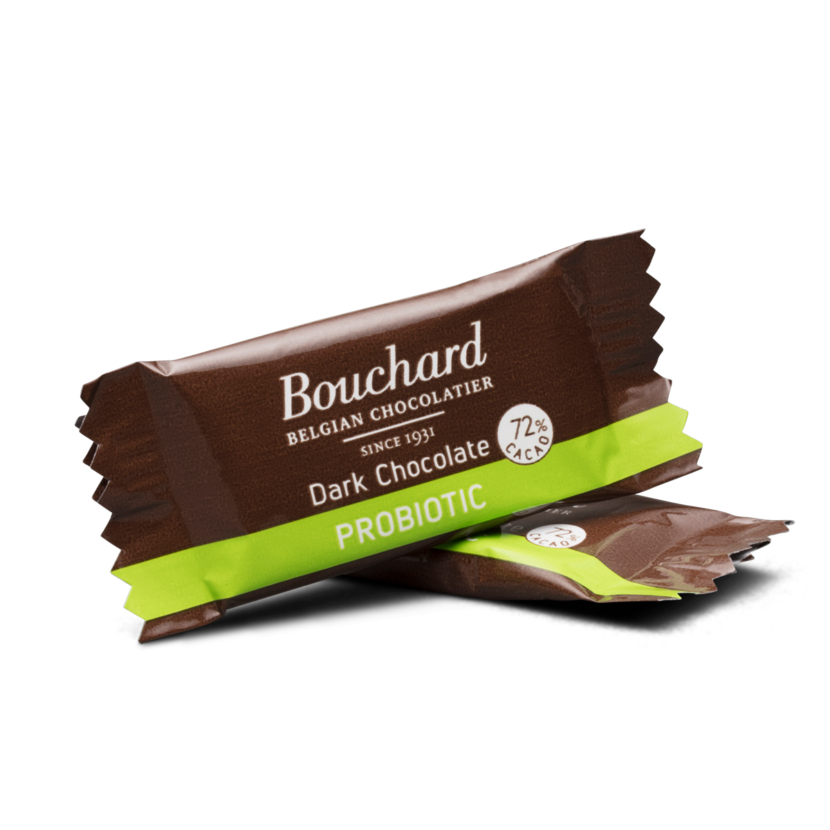 NEW TRIAL SIZE! Bouchard Probiotic Dark Belgian Chocolate (72% Cacao)